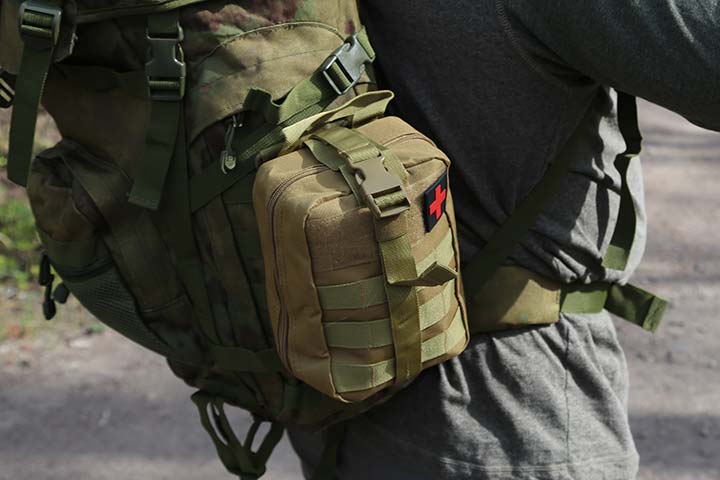 molle pouch tan first aid bag storage pouch tactical